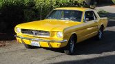 1st gen yellow 1965 Ford Mustang V8 automatic For Sale