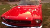 1st gen classic red 1966 Ford Mustang automatic I6 For Sale