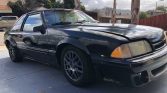 3rd generation black 1989 Ford Mustang GT 5.0L V8 For Sale