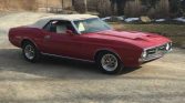 1st gen classic red 1972 Ford Mustang convertible For Sale