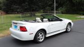 4th gen white 2004 Ford Mustang convertible V6 For Sale
