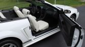 4th gen white 2004 Ford Mustang convertible V6 For Sale
