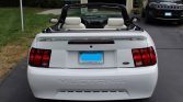 4th gen white 2004 Ford Mustang convertible V6 For Sale