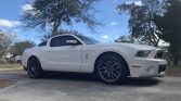 5th gen white 2011 Ford Mustang Shelby GT500 manual For Sale