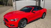 6th gen red 2015 Ford Mustang GT Premium convertible For Sale