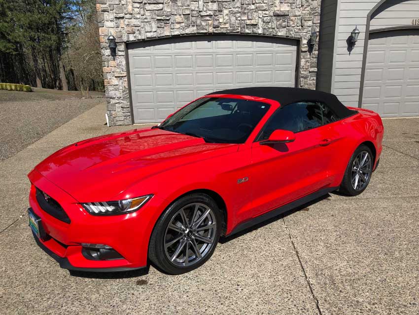 6th Gen Red 2015 Ford Mustang Gt Premium Convertible Sold
