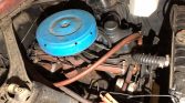 1st gen Candy Apple Red 1968 Ford Mustang manual For Sale