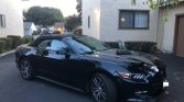 6th gen black 2017 Ford Mustang EcoBoost convertible For Sale