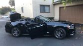 6th gen black 2017 Ford Mustang EcoBoost convertible For Sale