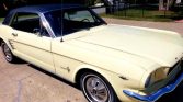 1st gen yellow 1966 Ford Mustang automatic 289 For Sale