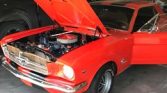 1st generation red 1965 Ford Mustang 302 automatic For Sale