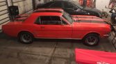 1st generation red 1965 Ford Mustang 302 automatic For Sale