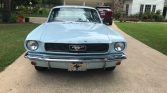 1st gen light blue 1966 Ford Mustang V8 automatic For Sale