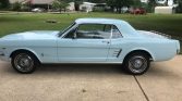 1st gen light blue 1966 Ford Mustang V8 automatic For Sale