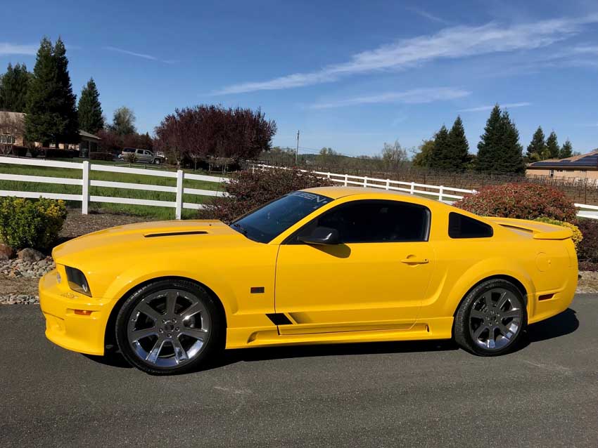 5th gen yellow supercharged 2005 Ford Mustang Saleen For Sale ...