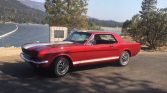 1st generation red 1966 Ford Mustang 200 automatic For Sale