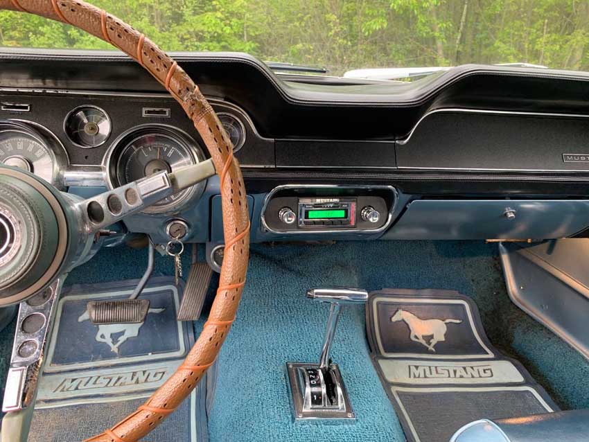 1st gen Baby Blue 1967 Ford Mustang convertible For Sale ...