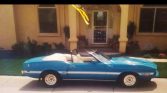 1st gen light blue 1973 Ford Mustang 351 Windsor For Sale
