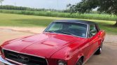 1st gen red 1967 Ford Mustang 289 V8 automatic For Sale