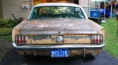 1st generation 1966 Ford Mustang 3spd automatic For Sale