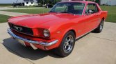 1st generation red 1966 Ford Mustang 289 automatic For Sale