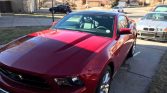 5th gen red 2011 Ford Mustang V6 automatic low miles For Sale