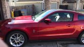 5th gen red 2011 Ford Mustang V6 automatic low miles For Sale