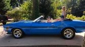 1st gen blue 1973 Ford Mustang 302 V8 automatic For Sale