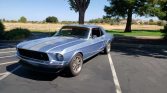 1st generation classic light blue 1967 Ford Mustang For Sale