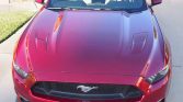 6th gen Ruby Red Metallic 2015 Ford Mustang manual For Sale