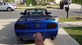 5th gen blue 2008 Ford Mustang GT Premium convertible For Sale