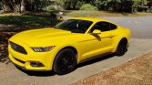 6th gen yellow 2015 Ford Mustang EcoBoost Premium For Sale
