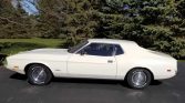 1st generation white 1973 Ford Mustang V8 3spd manual For Sale