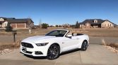6th gen white 2015 Ford Mustang GT Premium convertible For Sale