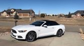 6th gen white 2015 Ford Mustang GT Premium convertible For Sale