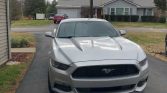6th generation silver 2015 Ford Mustang V6 automatic For Sale