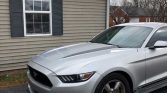 6th generation silver 2015 Ford Mustang V6 automatic For Sale