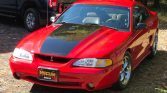 4th gen red 1997 Ford Mustang Cobra manual drag car For Sale