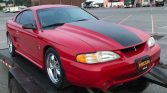 4th gen red 1997 Ford Mustang Cobra manual drag car For Sale
