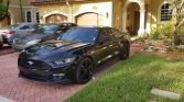 6th gen Shadow Black 2016 Ford Mustang Ecoboost 2.3L For Sale