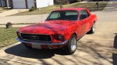 1st generation red 1967 Ford Mustang 289 automatic For Sale