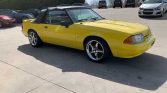 3rd gen yellow 1992 Ford Mustang LX convertible 5.0 For Sale