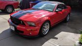 5th generation red 2008 Ford Mustang Shelby GT500 For Sale