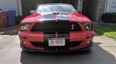 5th generation red 2008 Ford Mustang Shelby GT500 For Sale