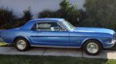 1st gen blue 1966 Ford Mustang automatic 6 cylinder For Sale