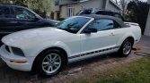 5th gen white 2005 Ford Mustang convertible auto For Sale