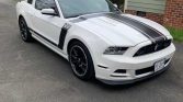5th gen white 2013 Ford Mustang Boss 302 manual For Sale