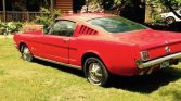 1st gen Candy Apple Red 1965 Ford Mustang Fastback For Sale
