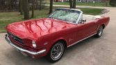 1st gen red 1965 Ford Mustang convertible 289 V8 For Sale