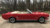 1st gen red 1965 Ford Mustang convertible 289 V8 For Sale
